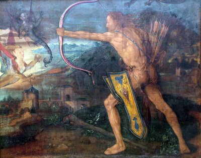 Hercules Fighting the Stymphalian Birds by Albrecht Dürer